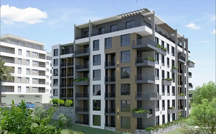 Becici, Karadağ’da Deniz Manzaralı Yeni Özel Konut Projesi